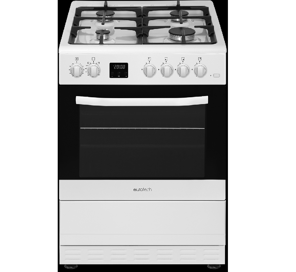 Eurotech 60cm White Freestanding Electric Cooker ED-GEFC60WH