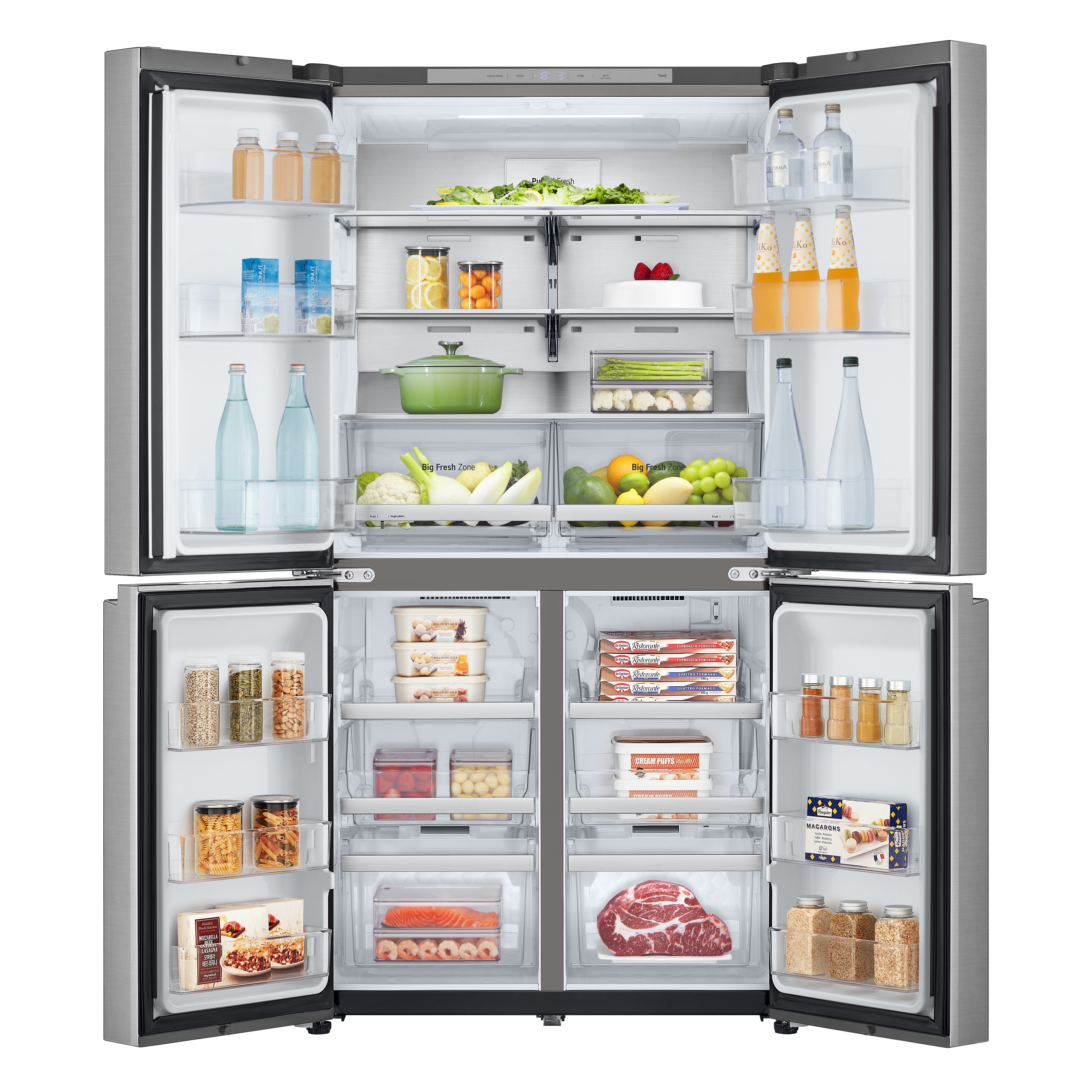 LG 665L French Door Fridge Freezer Platinum GF B700PL Kitchen Things