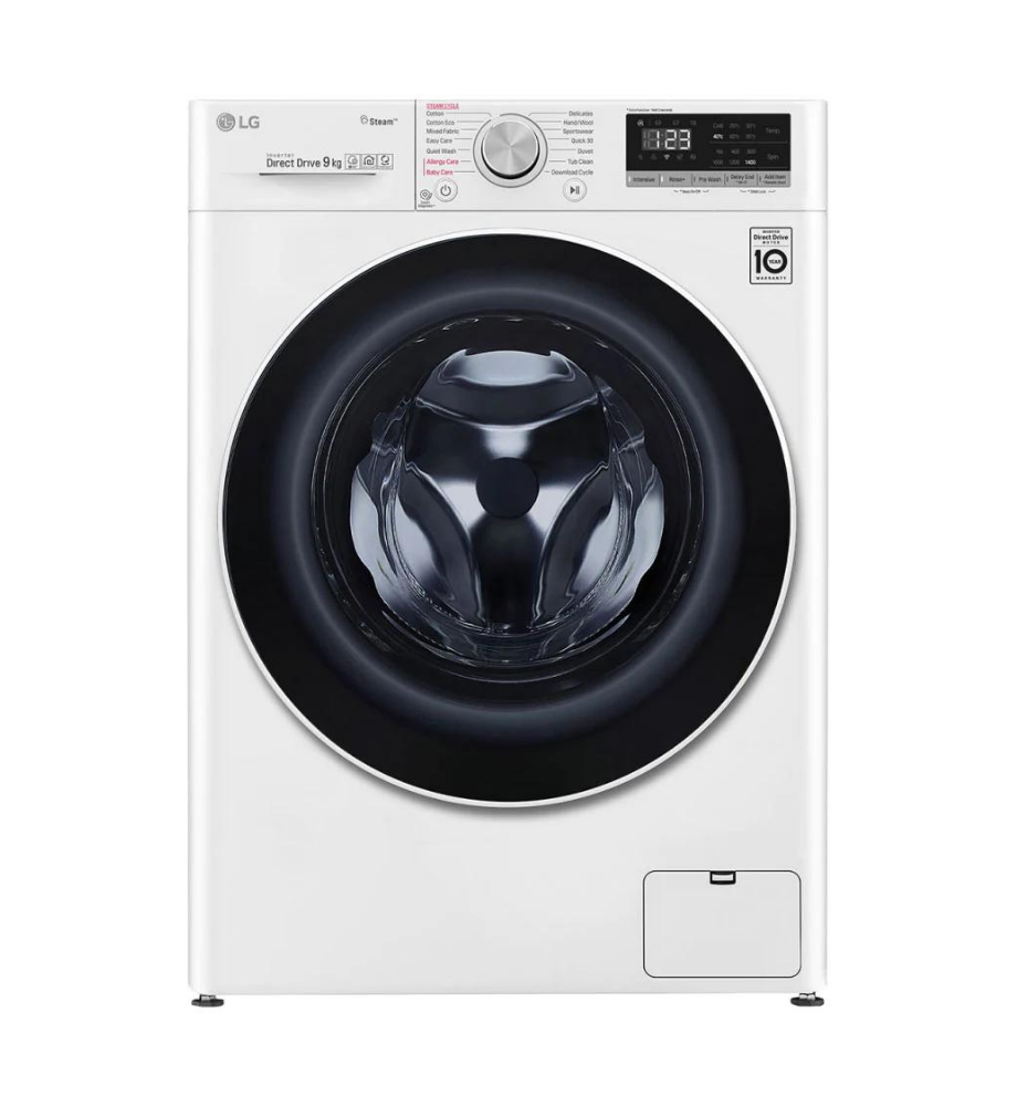 Lg 9kg Front Load Washing Machine With Steam WV5-1409W