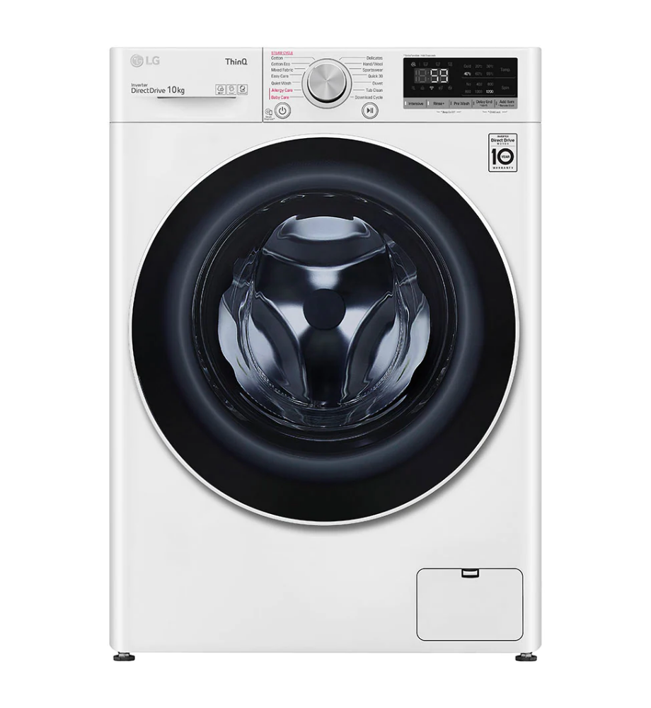 Lg 10kg Front Load Washing Machine With Steam WV5-1410W