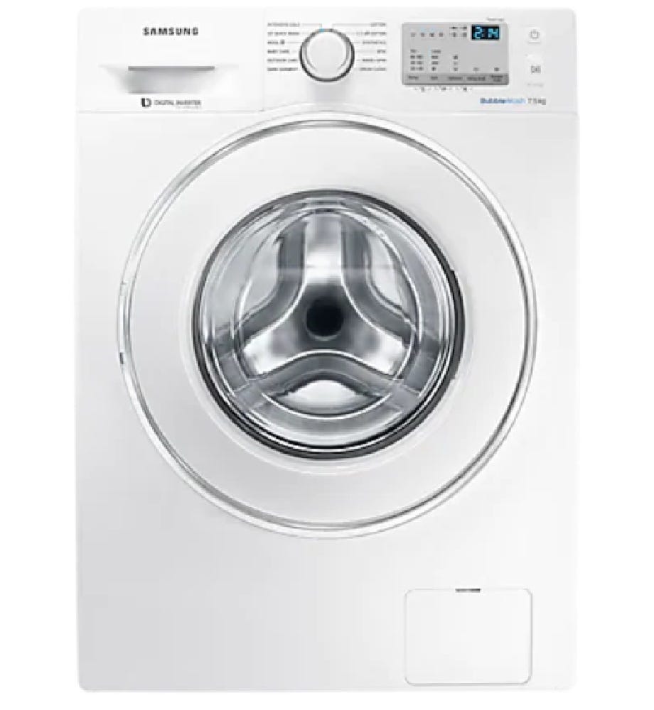 Samsung Ww75j4213iw 7.5kg Front Loader Washing Machine WW75J4213IW