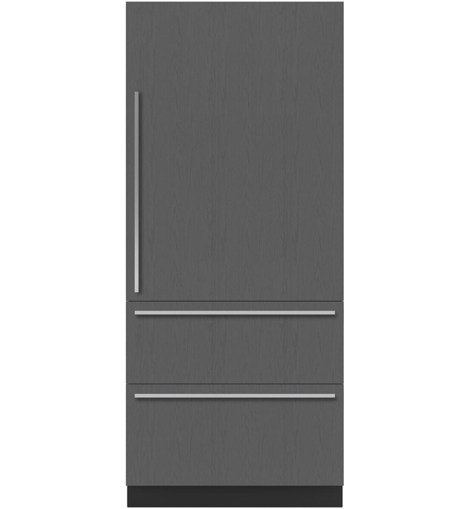 Sub-zero 91cm Designer Bottom Mount Refrigerator/freezer With Internal Dispenser And Ice Maker - Panel Ready DET3650CIIDR