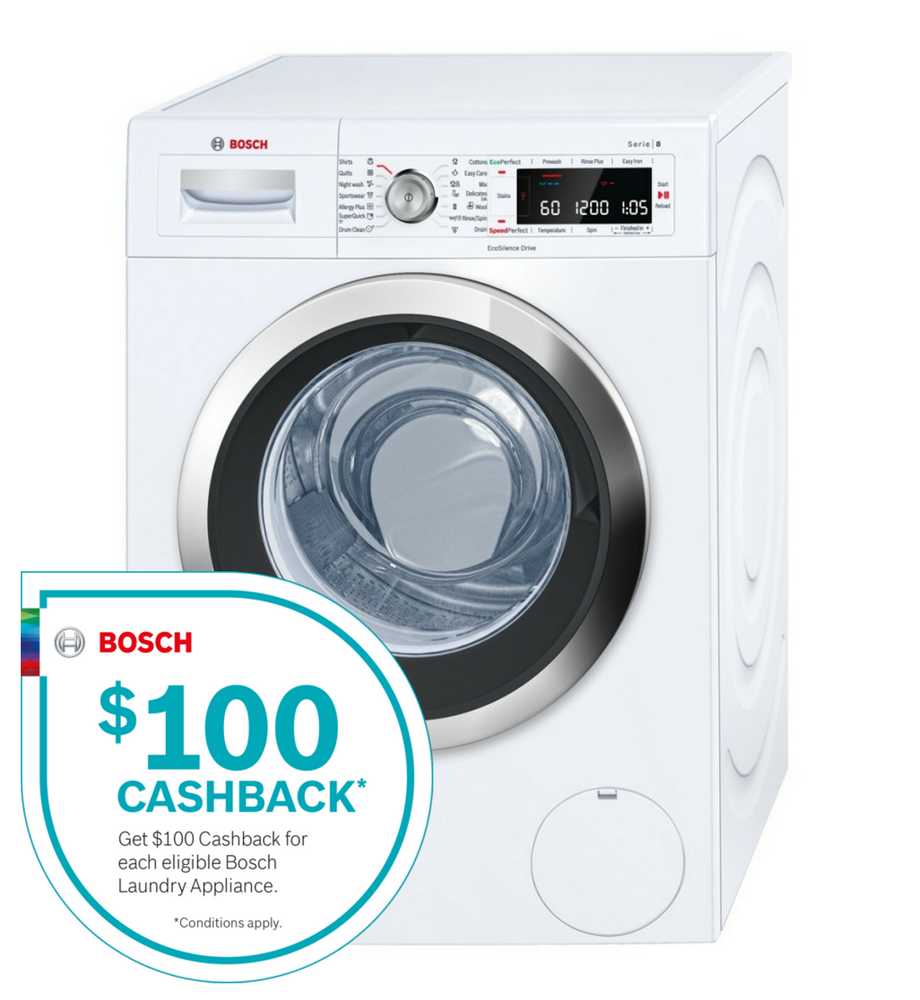 Bosch Waw28540au 8.5kg Front Loader Washing Machine WAW28540AU