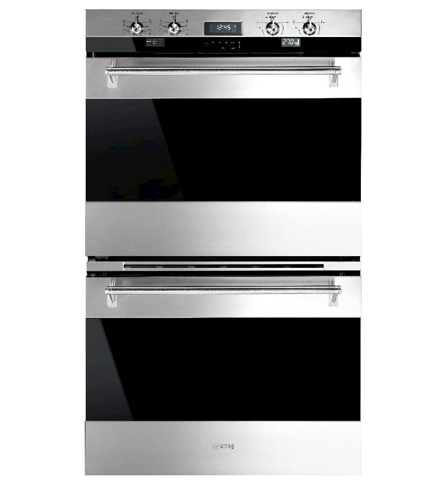 Smeg 76cm Pyrolytic Double Wall Oven DOA330X1