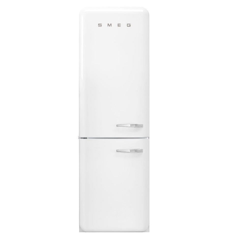 Smeg Fab32lwh3au 331l Bottom Mount Fridge Freezer FAB32LWH3AU