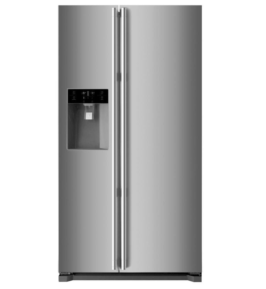 Smeg Sr610xkit 610l Ice & Water Side By Side Fridge Freezer SR610XKIT