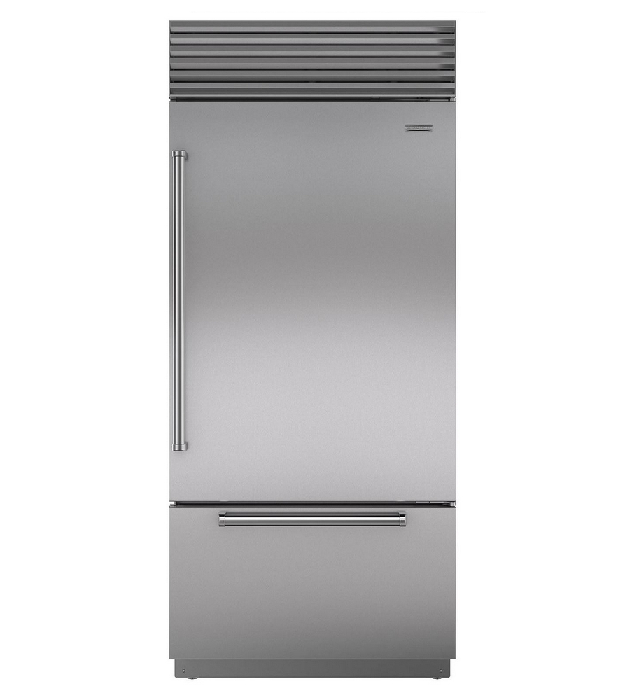 Sub Zero 661l Integrated Ice & Water Bottom Mount Fridge Freezer - Icbbi-36uid/o-lh ICBBI36UIDOL