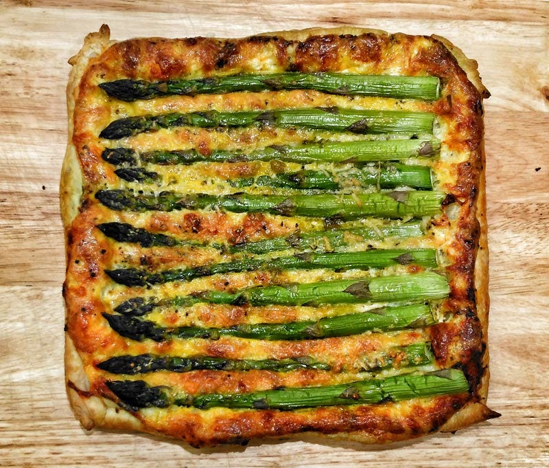 Steam Combi Recipe: Asparagus Tart