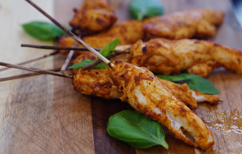 Steam Combi Recipe: Moroccan Chicken Skewers