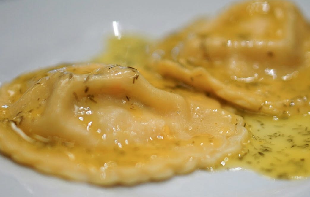Steam Combi Recipe: Smoked Salmon Ravioli