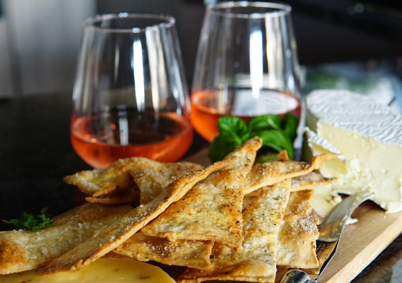 Rosemary Parmesan Crackers