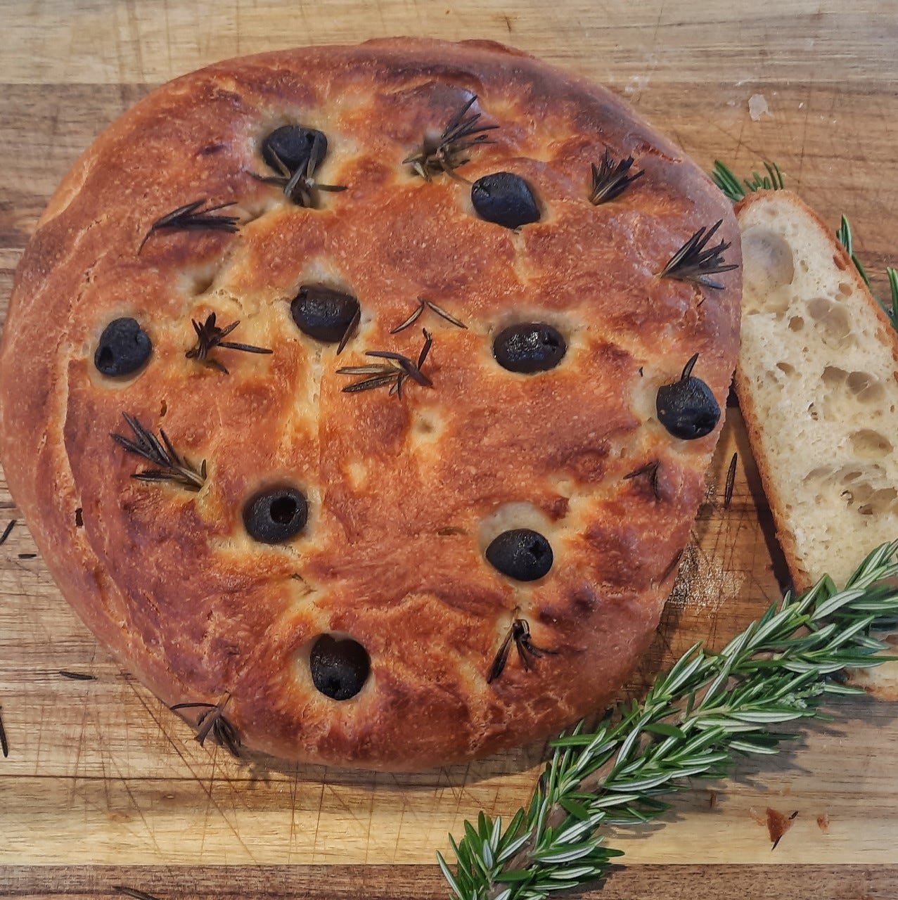 Steam Combi Recipe: Skillet Focaccia