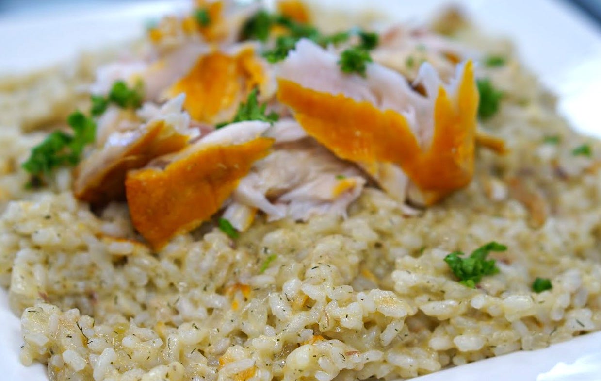 Steam Combi Recipe: Smoked Fish Risotto