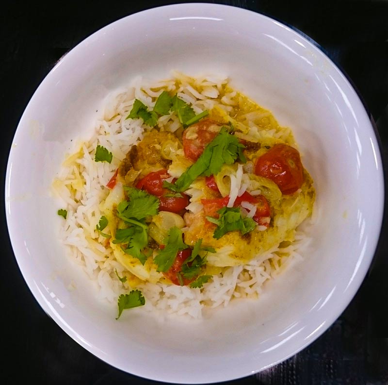 Steam Combi Recipe: Steamed Fish Curry