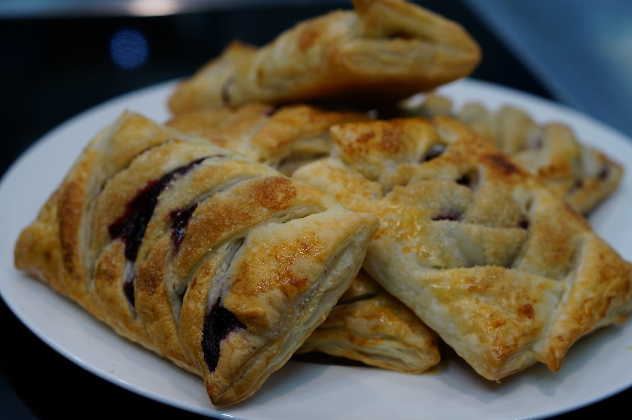 Steam Combi Recipe: Blueberry Lattice Pastries