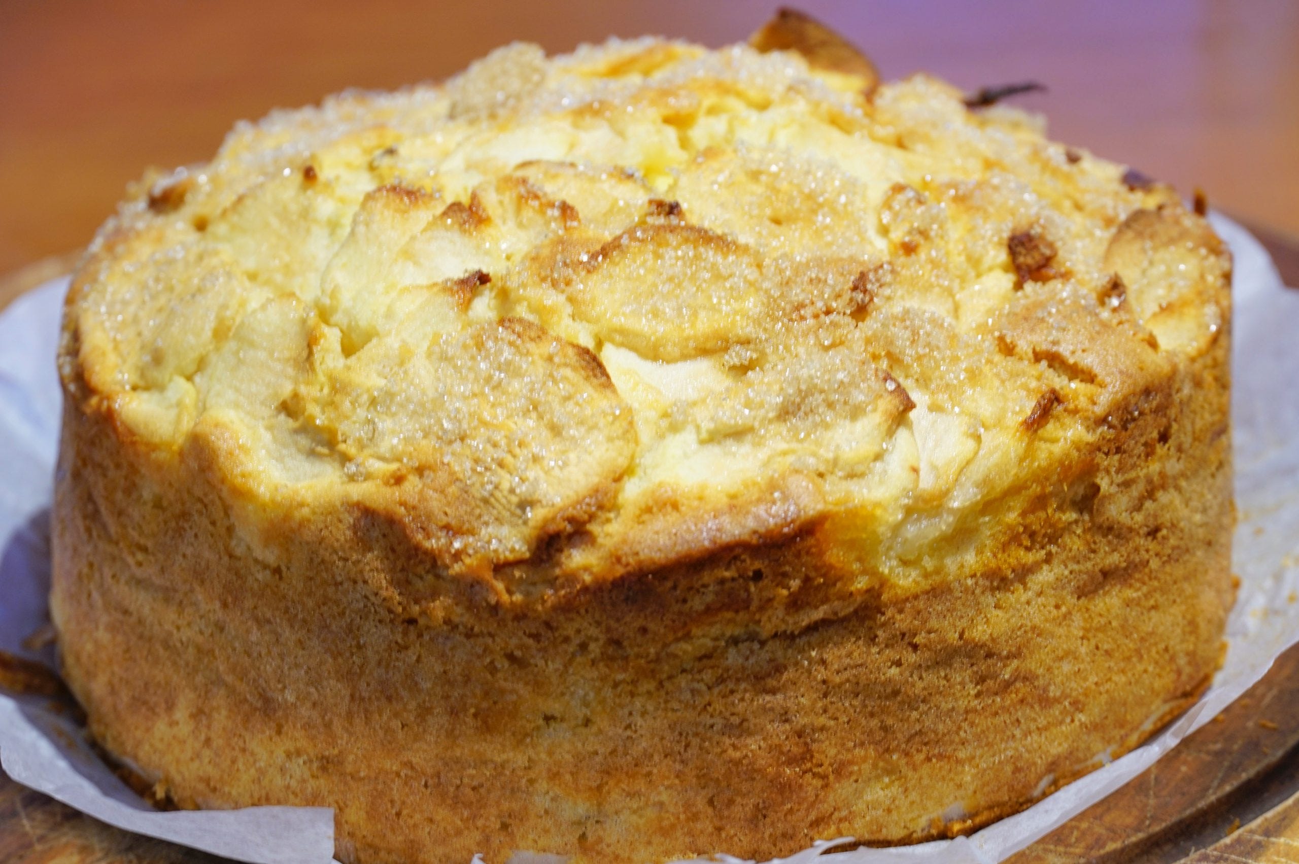 Italian Apple and LImoncello Cake