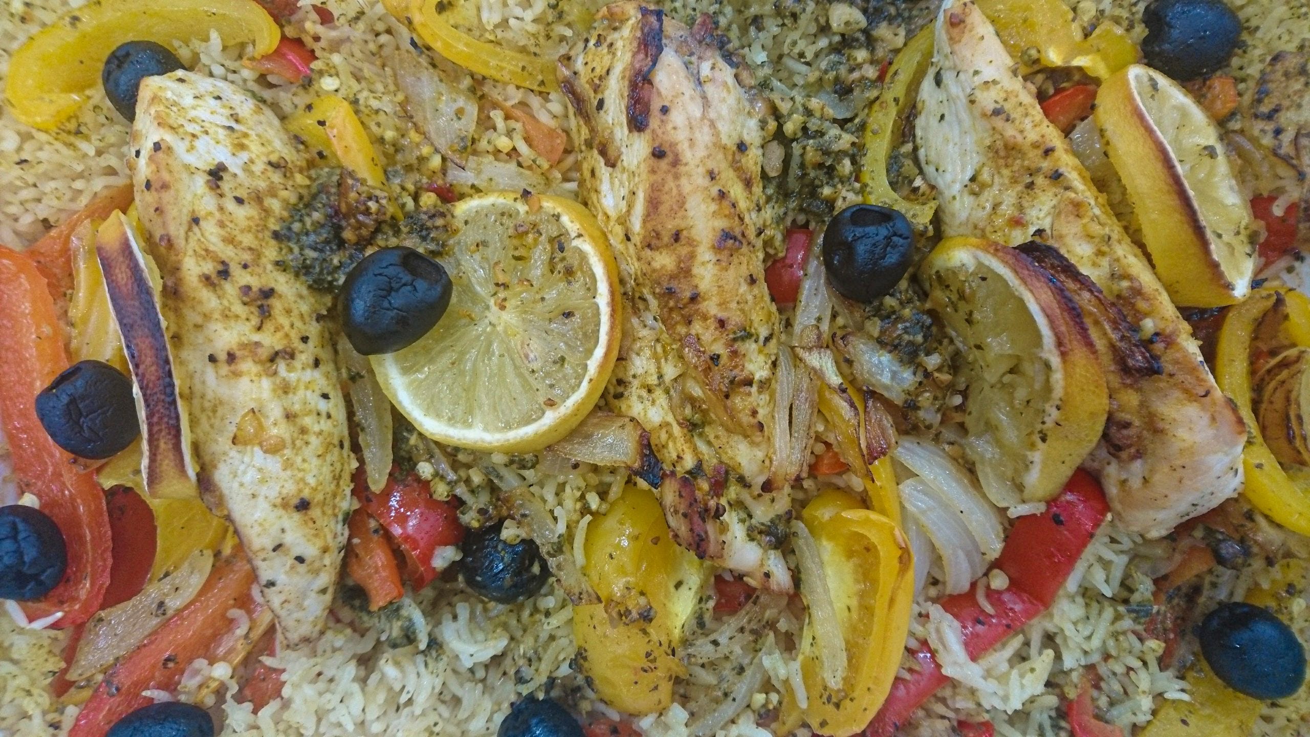 Mediterranean Chicken and Rice