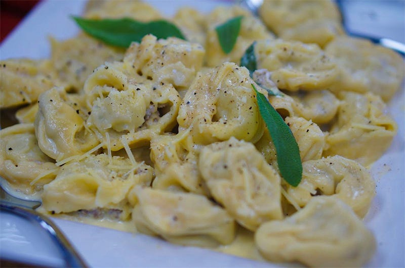 Steam Combi Recipe: Handmade Pork Tortellini