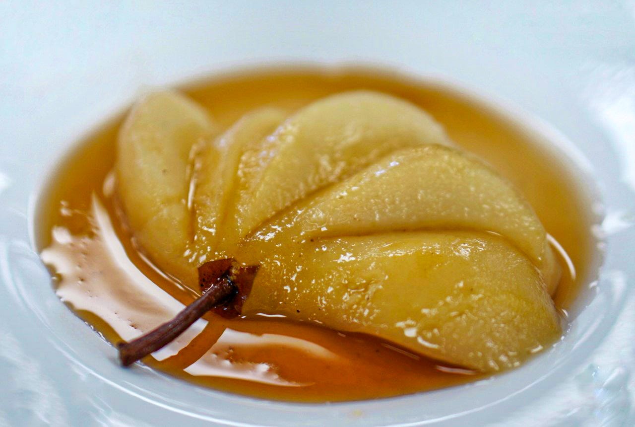 Steam Combi Recipe: Sous Vide Poached Pears