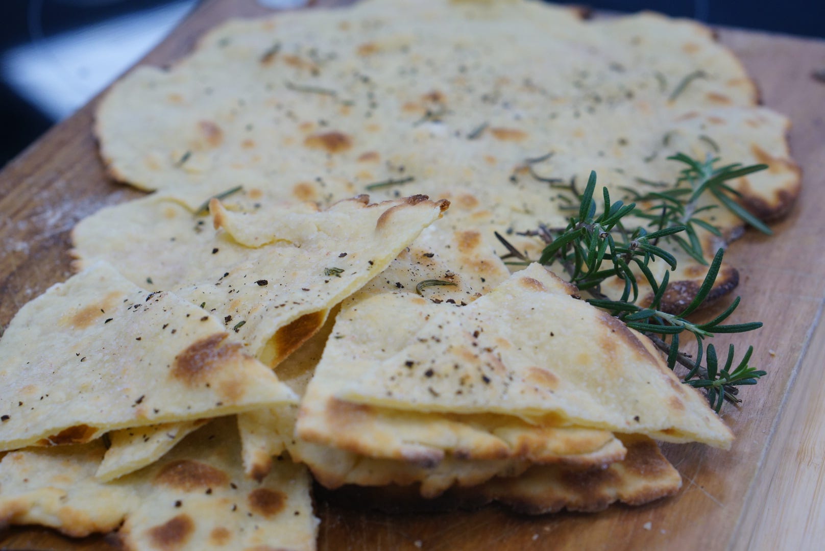 Baking Stone Recipe: Yoghurt Rosemary Flatbreads