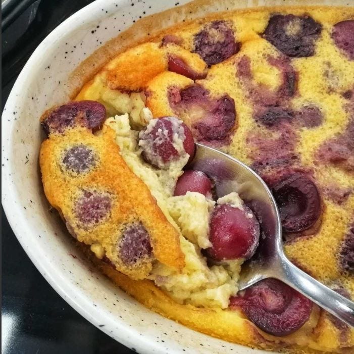 Steam Combi Recipe: Cherry Clafoutis