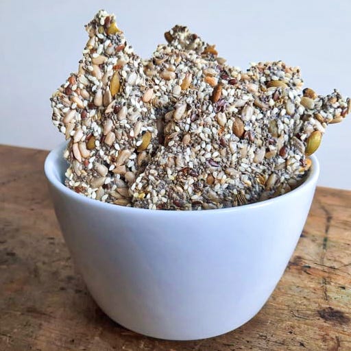 Recipe:Gluten Free Seed Crackers