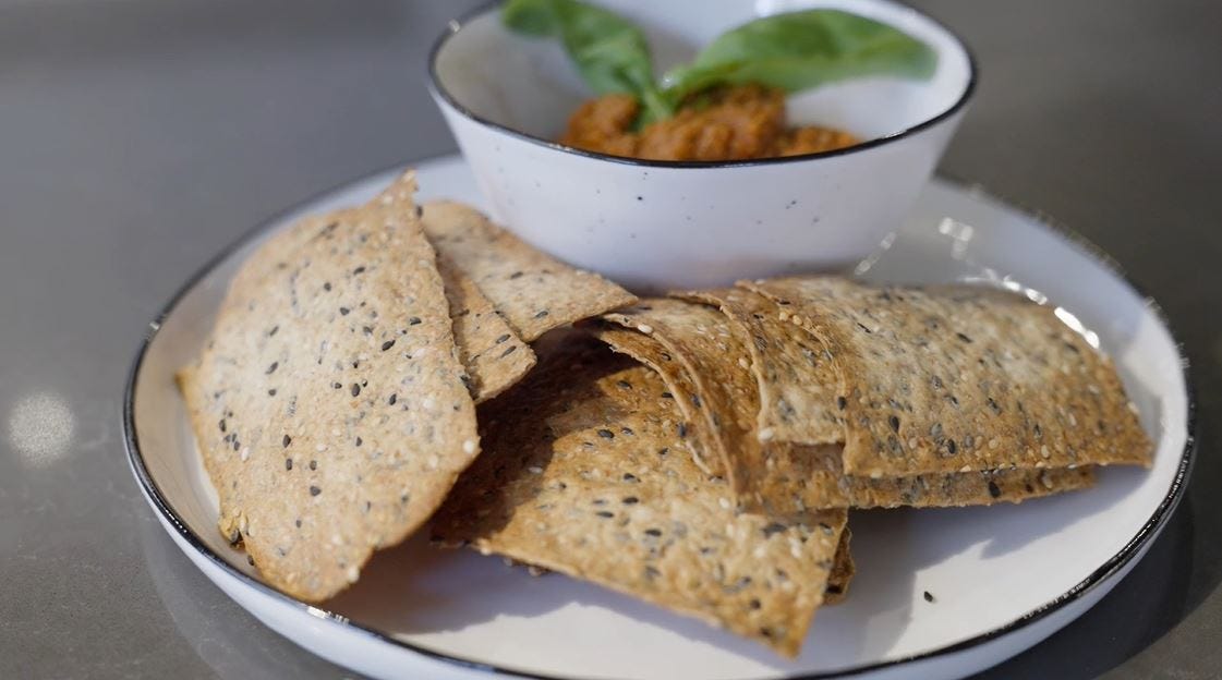 Sesame Crackers