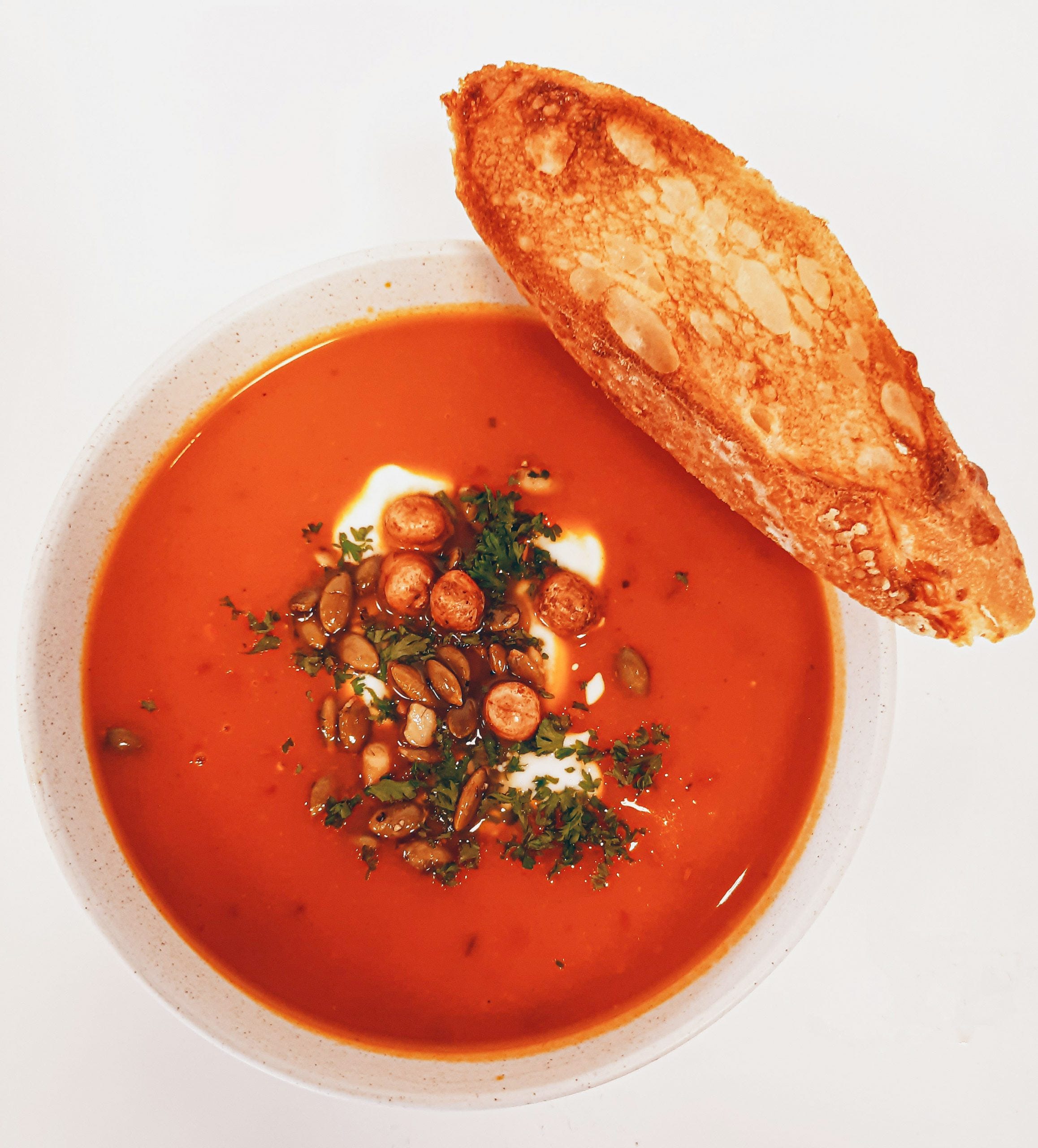 Steam Combi Recipe: Roast Pumpkin and Harissa Soup
