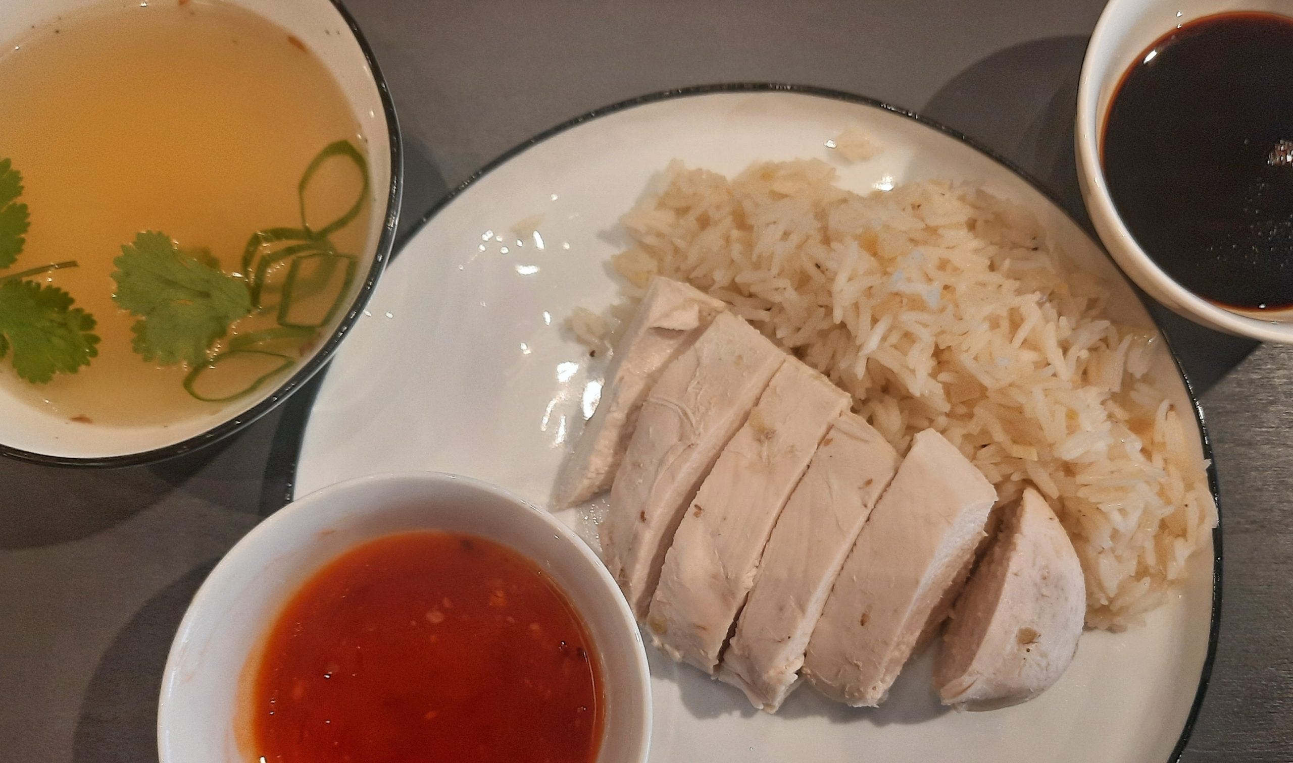 Haianese Style Chicken  Rice