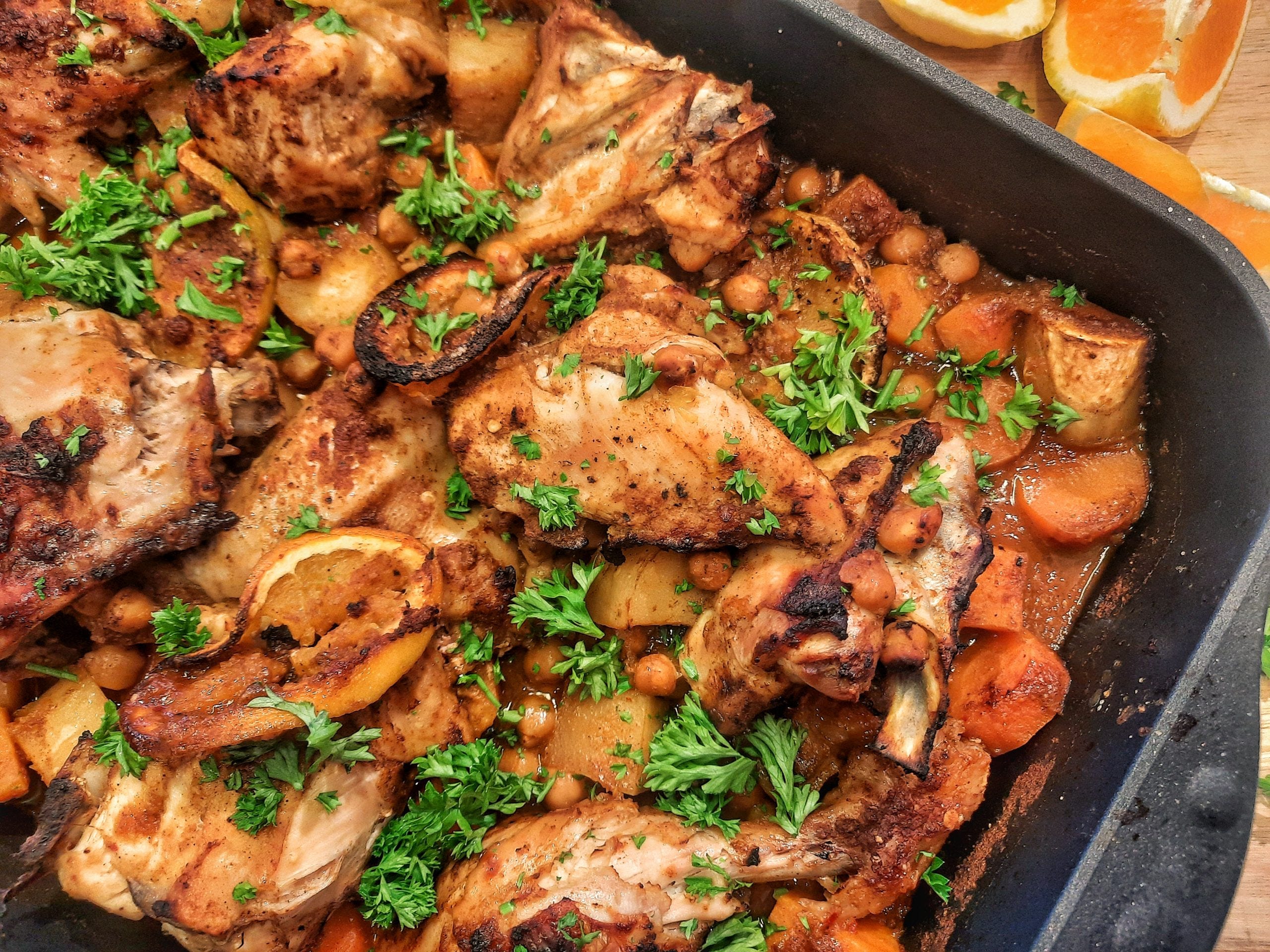 Orange Berbere Chicken