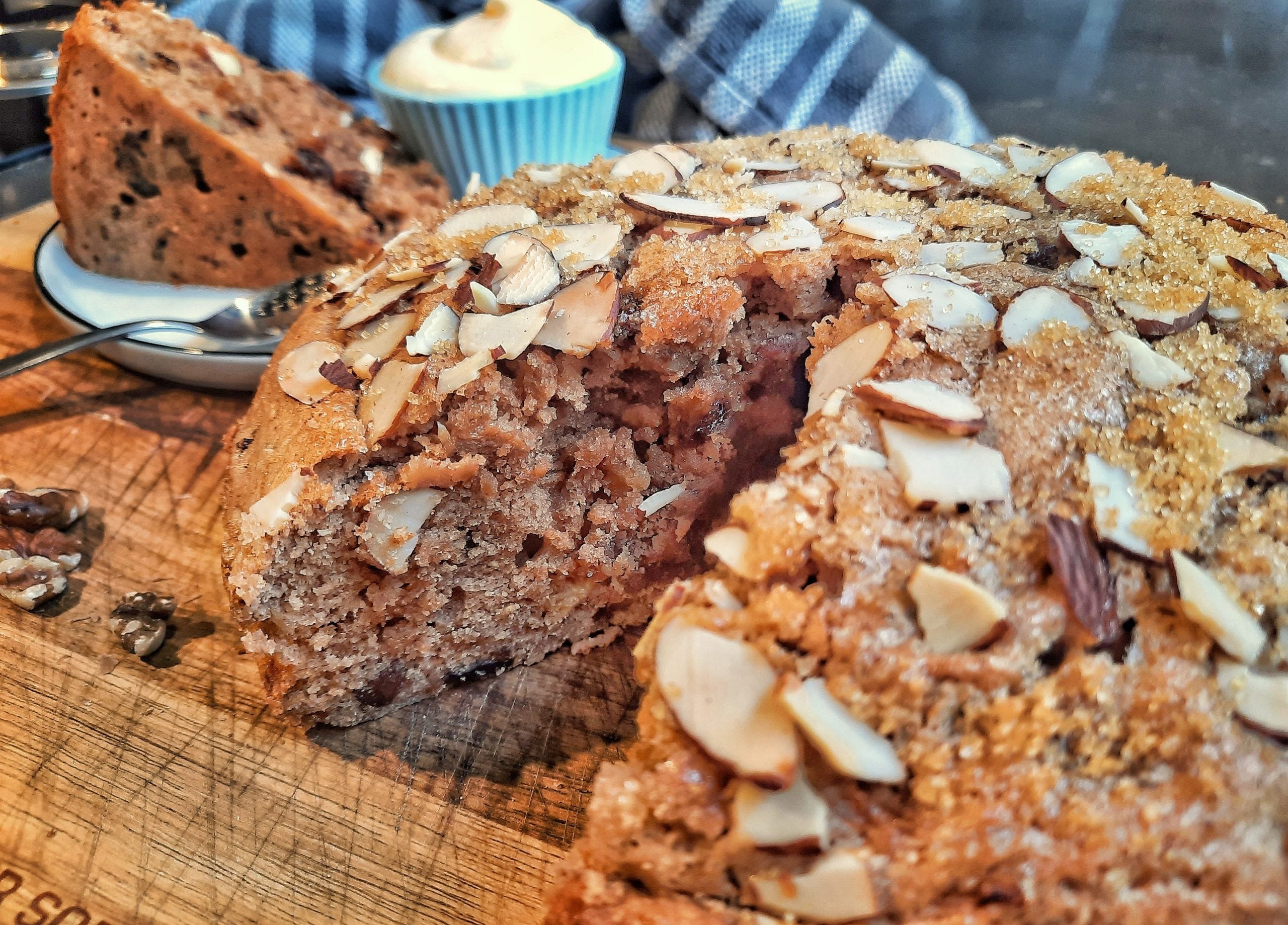 Spiced Feijoa and Ginger Cake