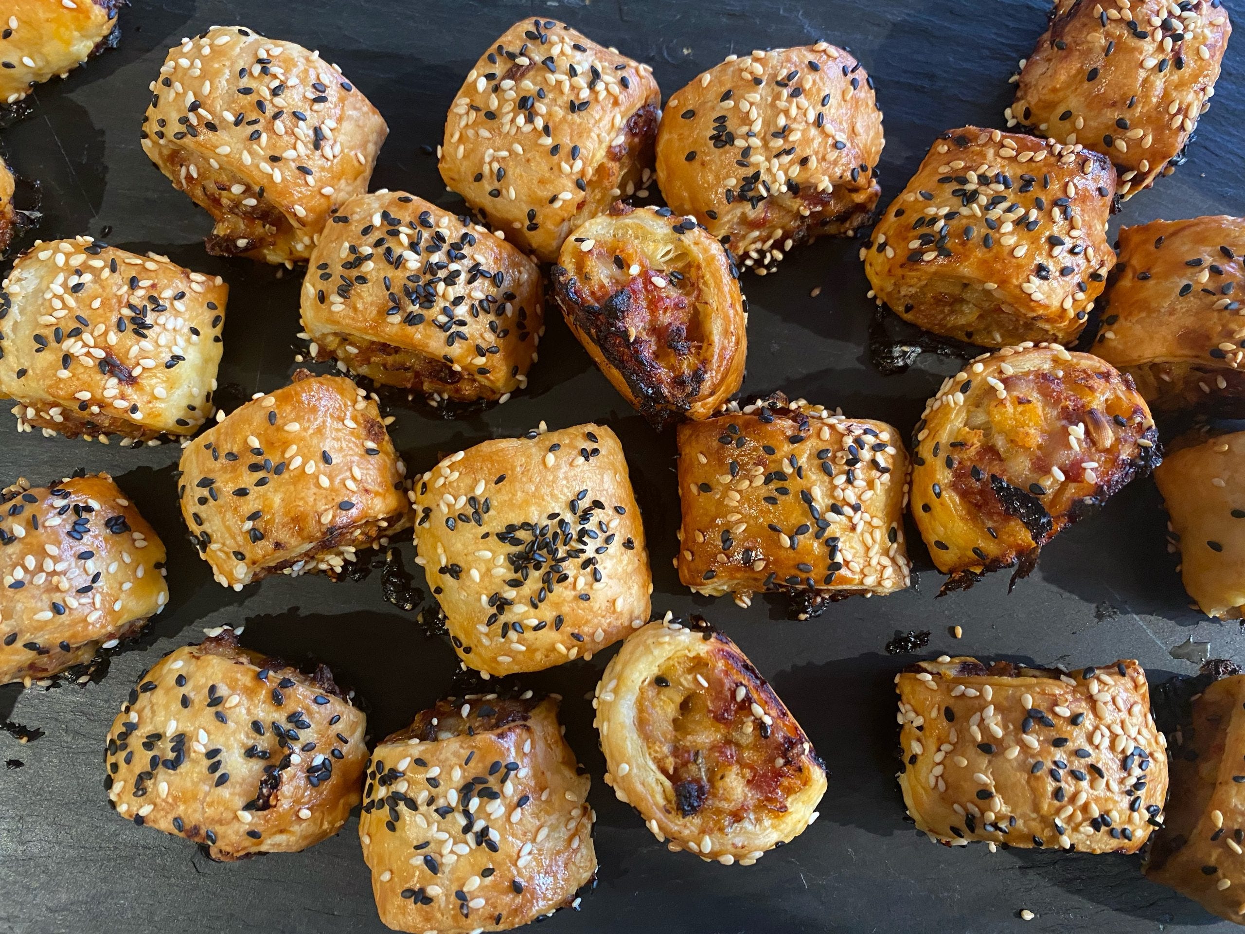 Chicken and Choritzo Sausage Rolls