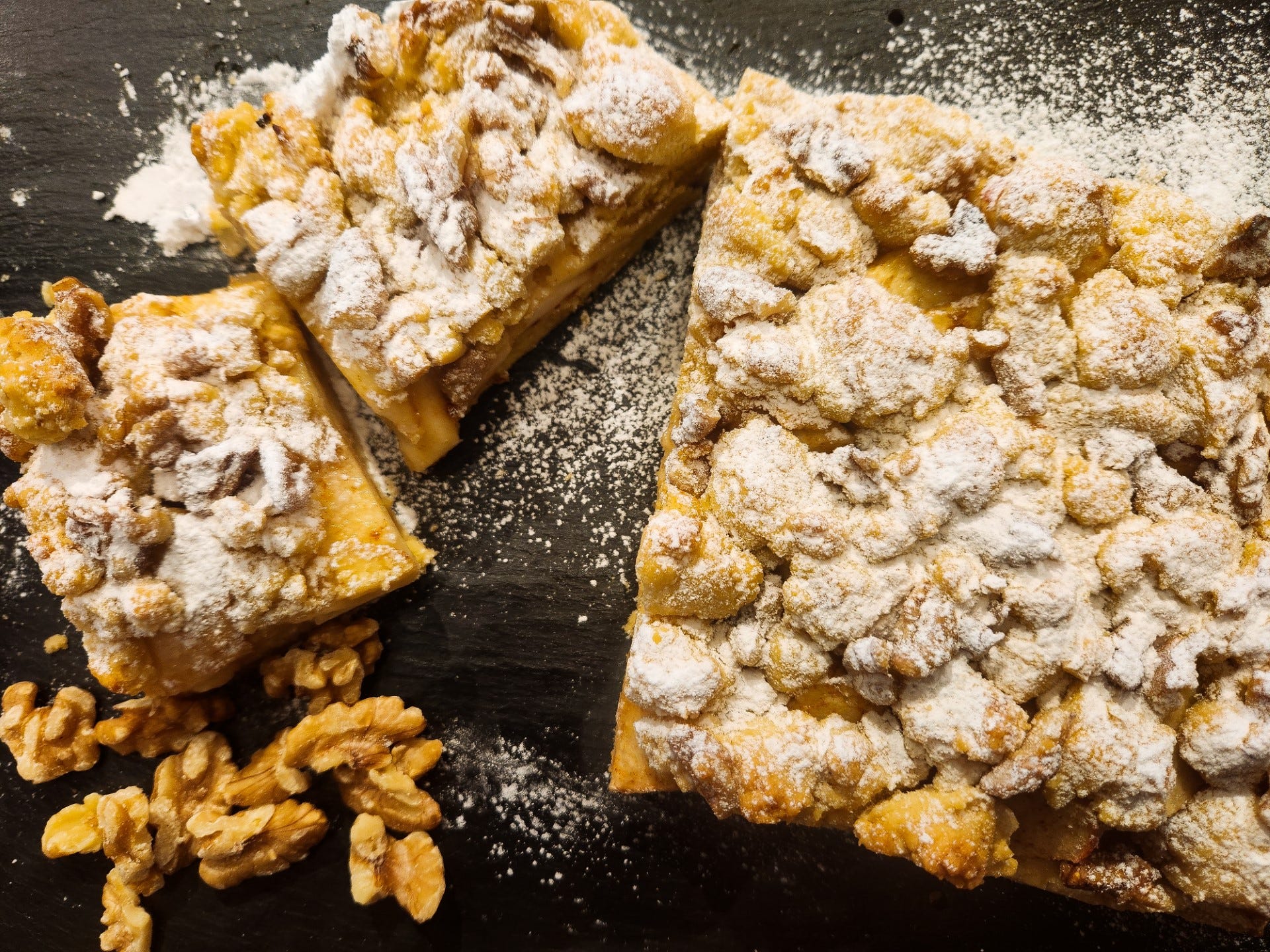 Apple and Walnut Shortcake