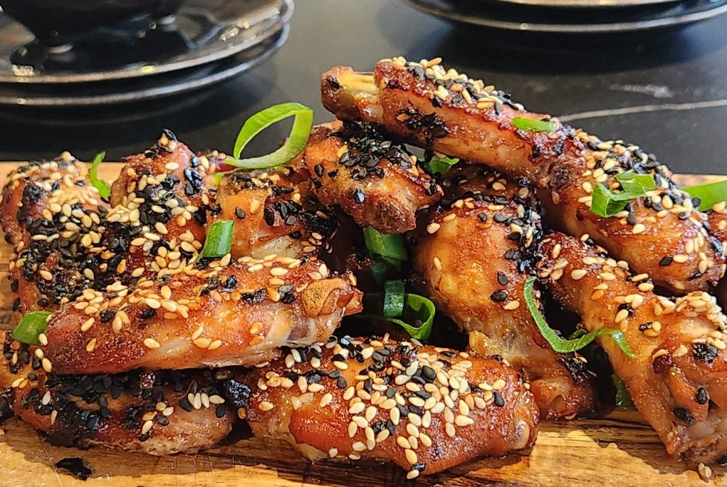 Smeg Airfry Recipe: 15 Minute Sticky Chicken Nibbles 