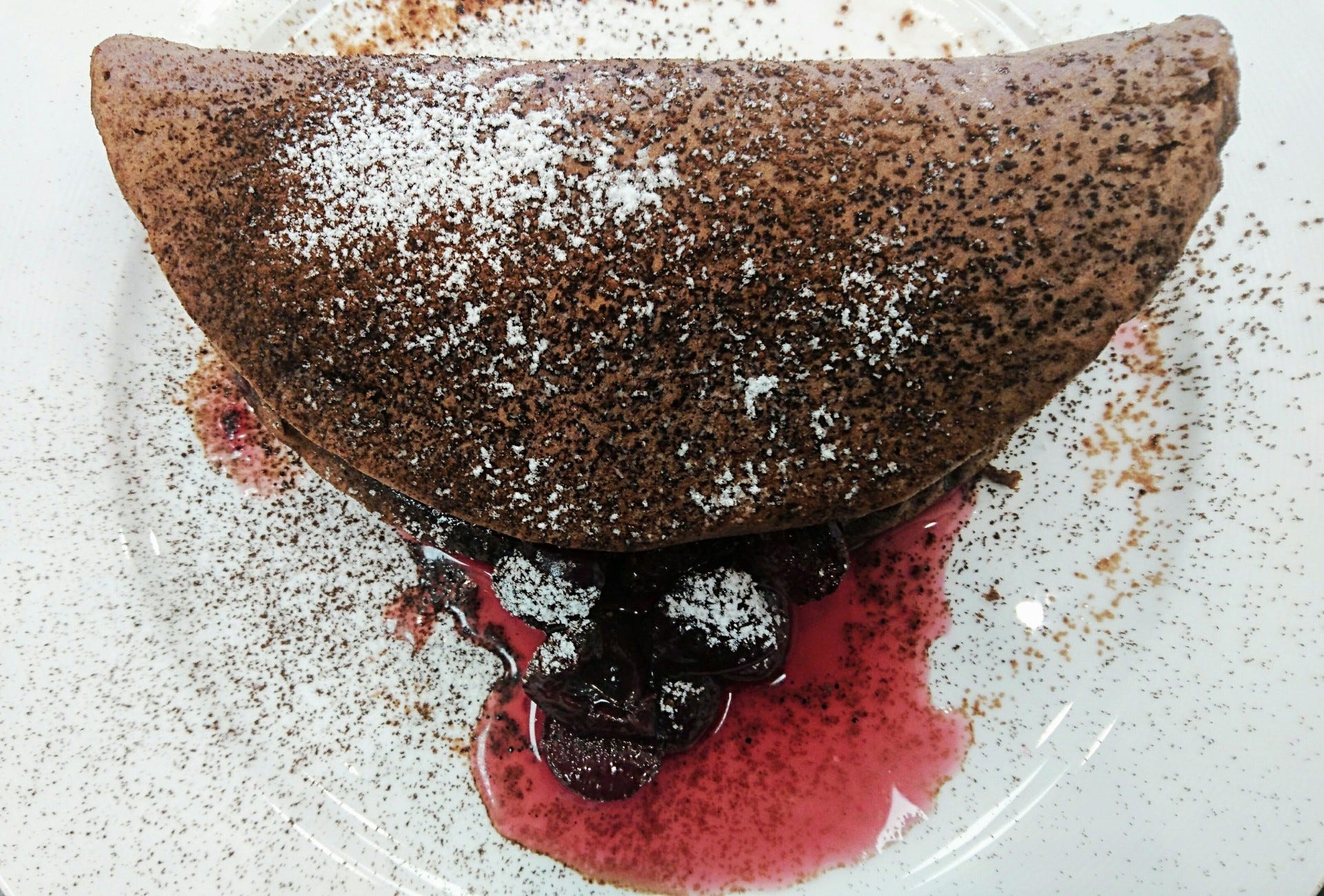 Steam Oven Recipe: Chocolate Cherry Fold Over