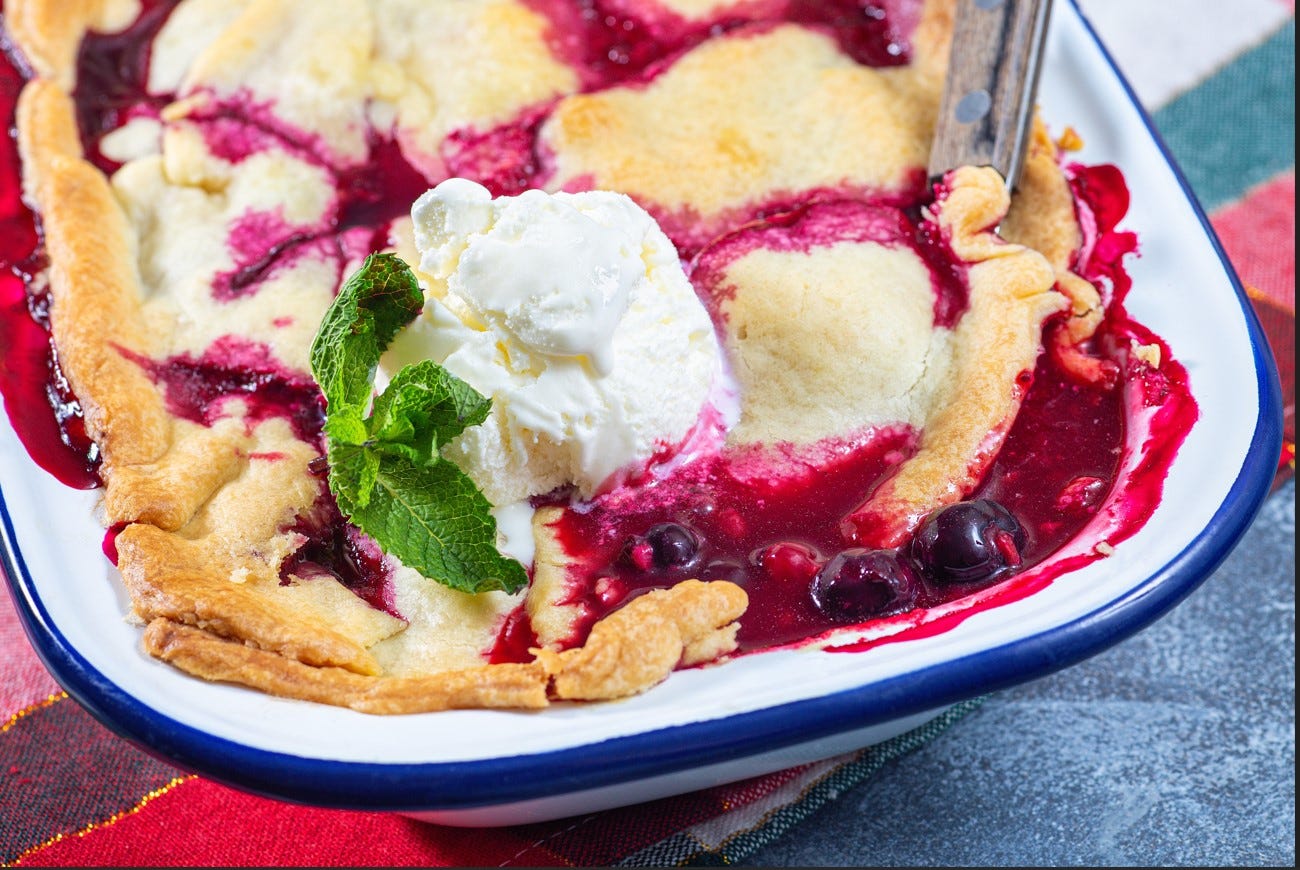 Steam Combi Recipe: Summer Fruit Cobbler