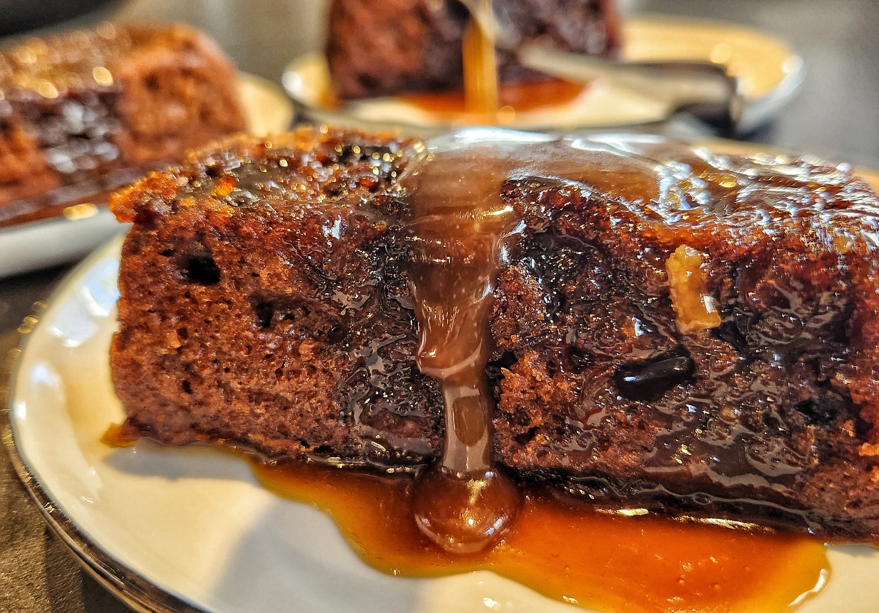 Coffee Date Steamed Puddings with Espresso sauce 