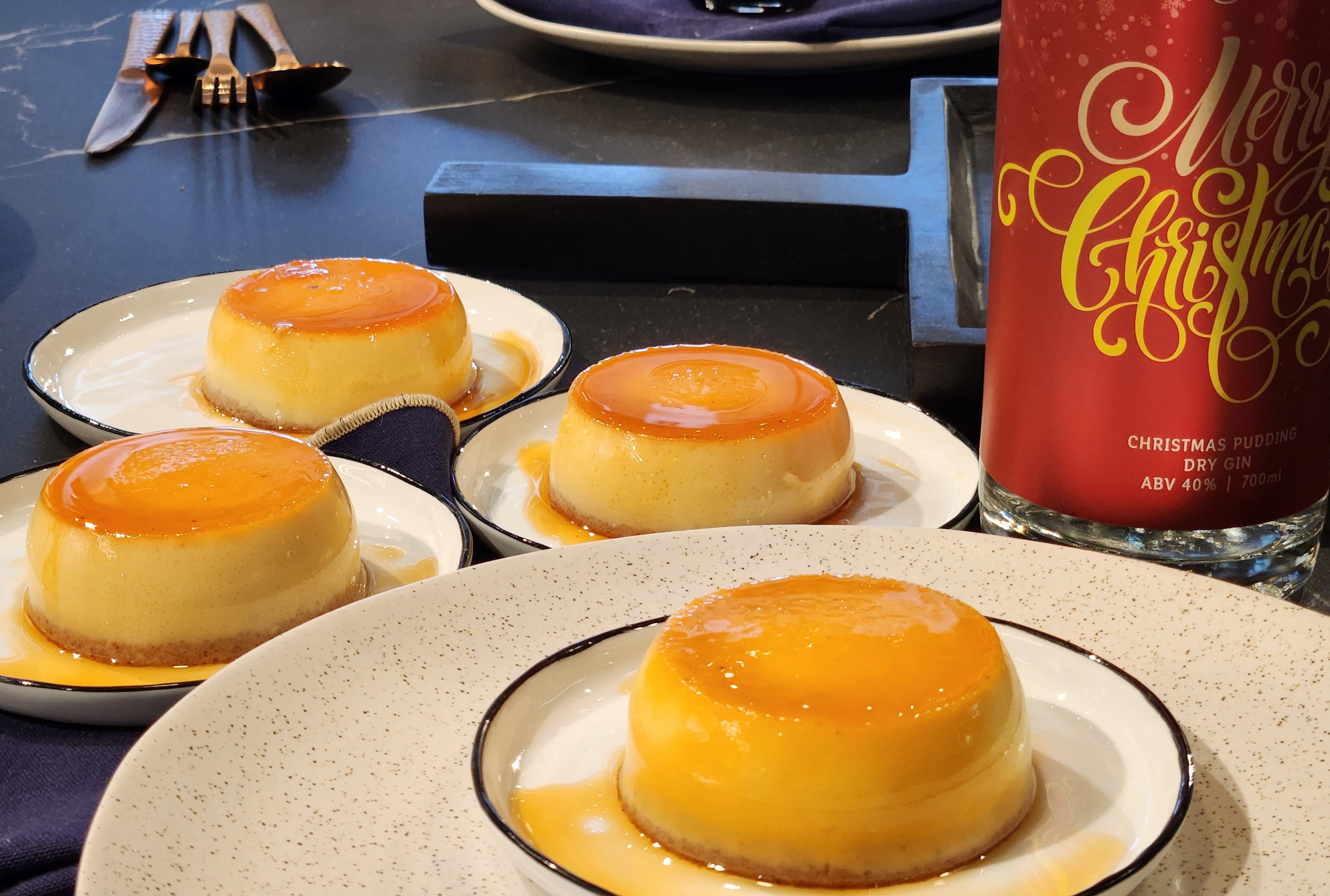 Magic Christmas Custard Flan