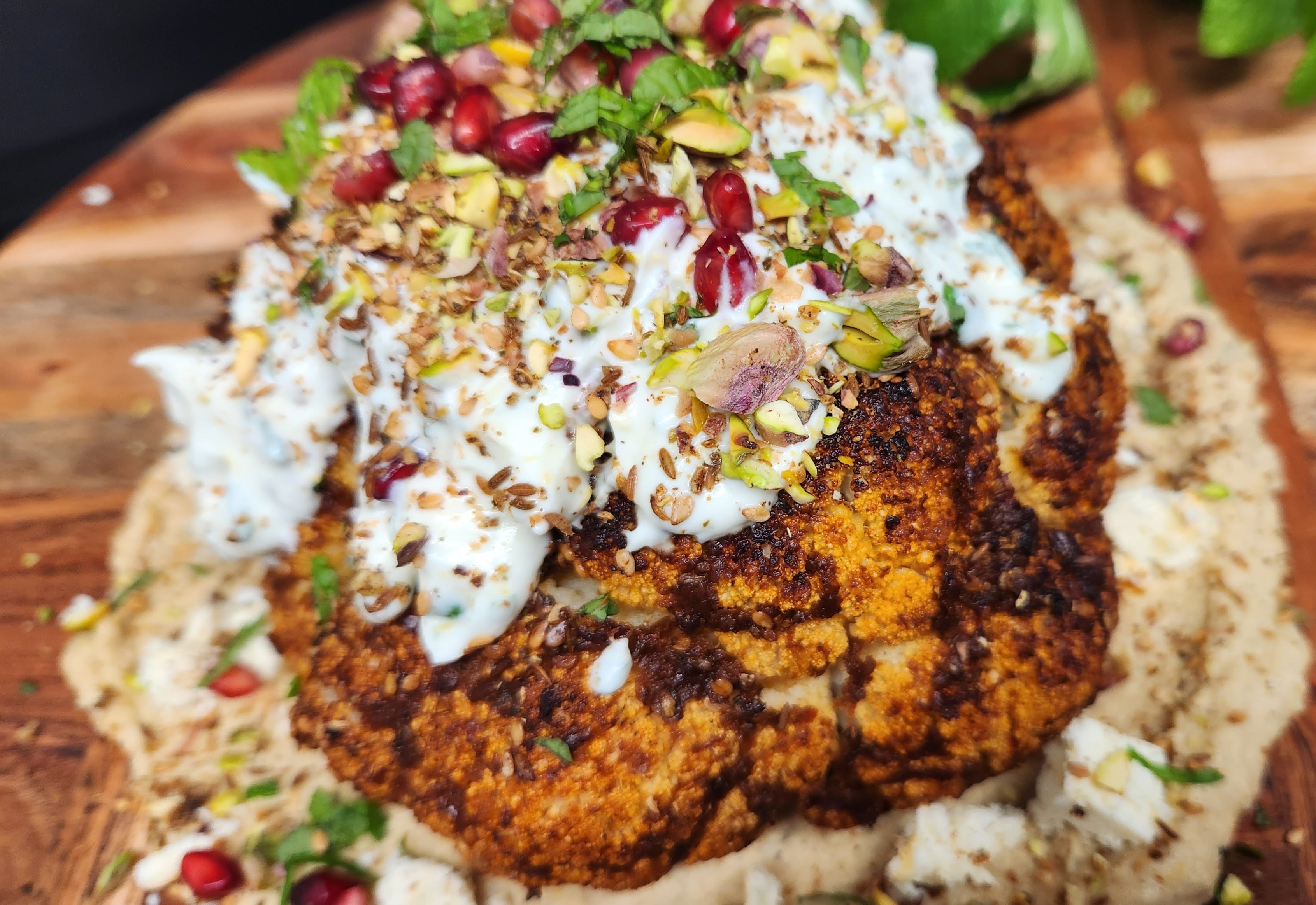 Harissa Roasted Cauliflower