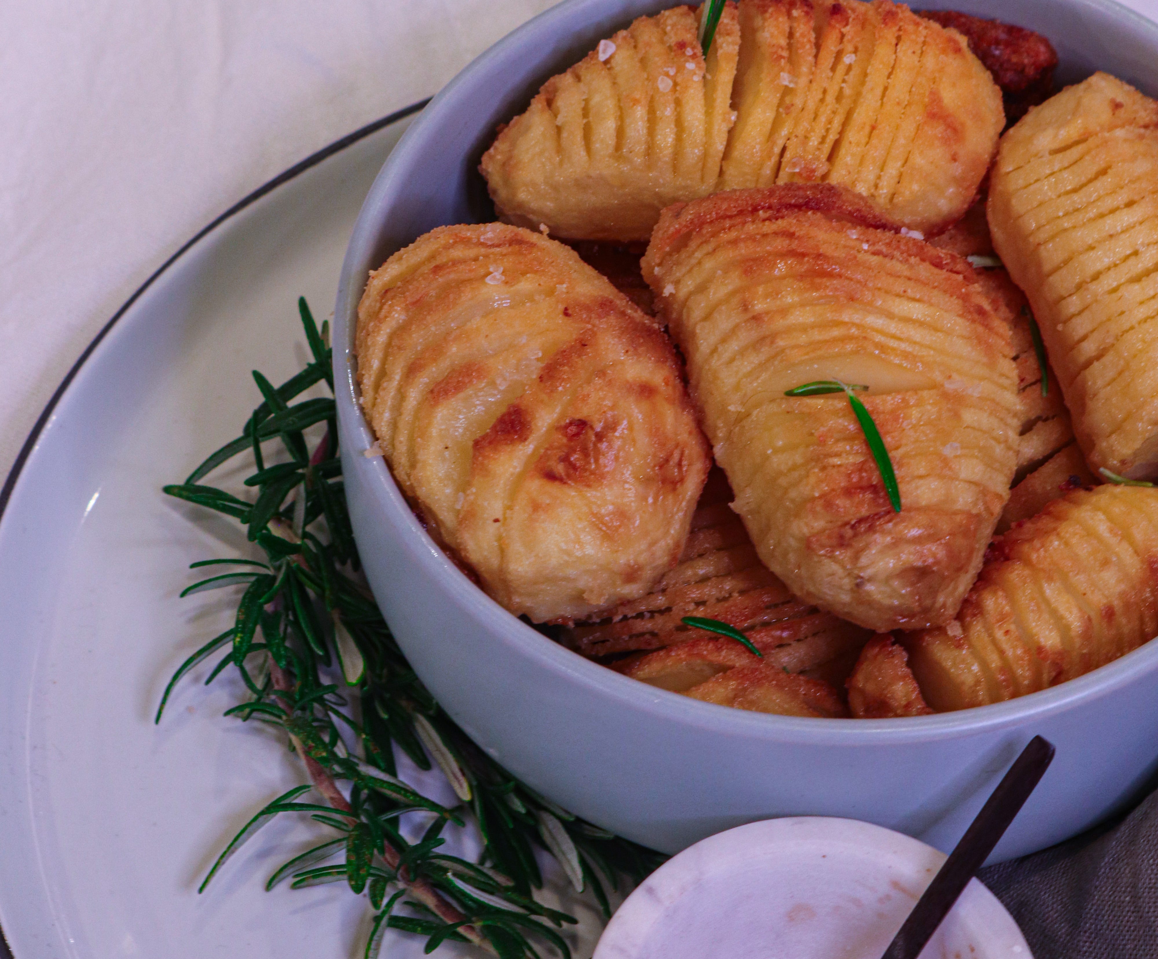 Recipe: Duck Fat Hassleback Potatoes