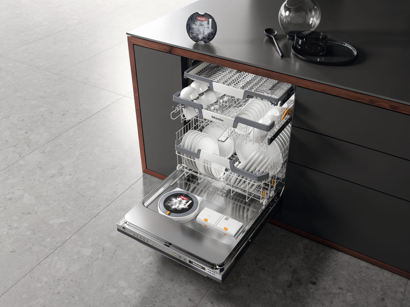 Miele Dishwasher Open