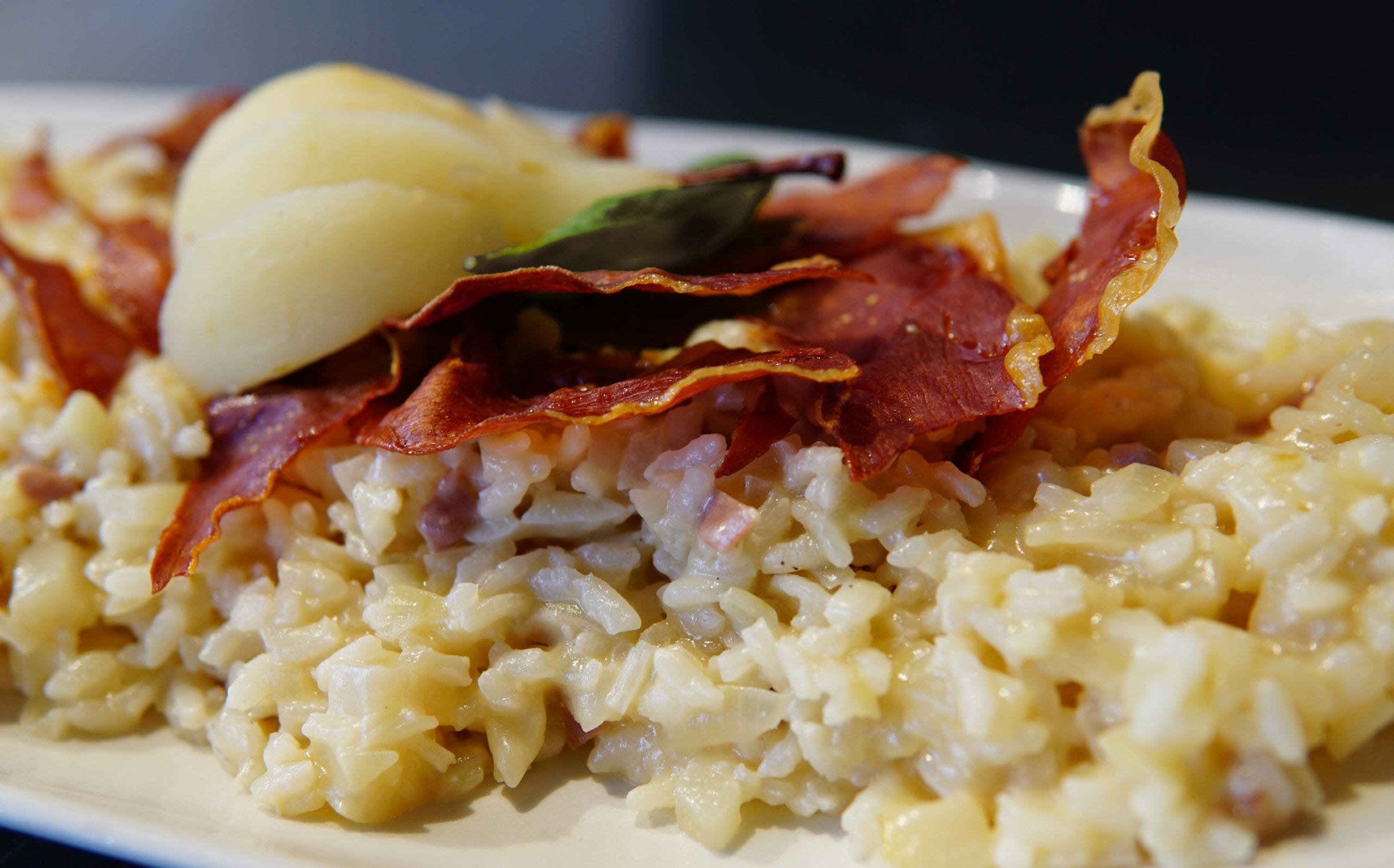 Steam Combi Recipe: Pear and Prosciutto Risotto