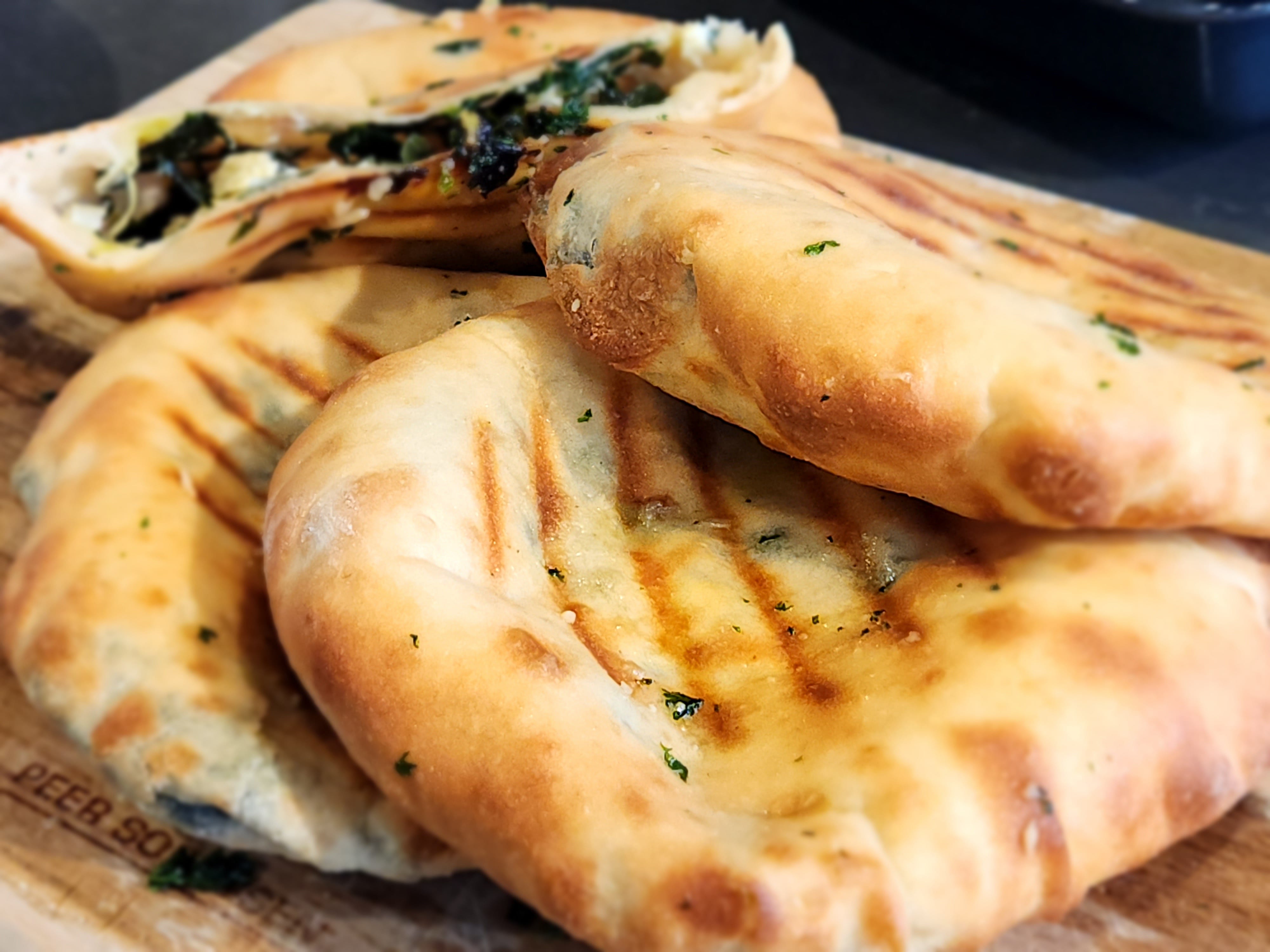 Smeg BBQ Tray Recipe: Stuffed Pita on the Smeg BBQ Tray