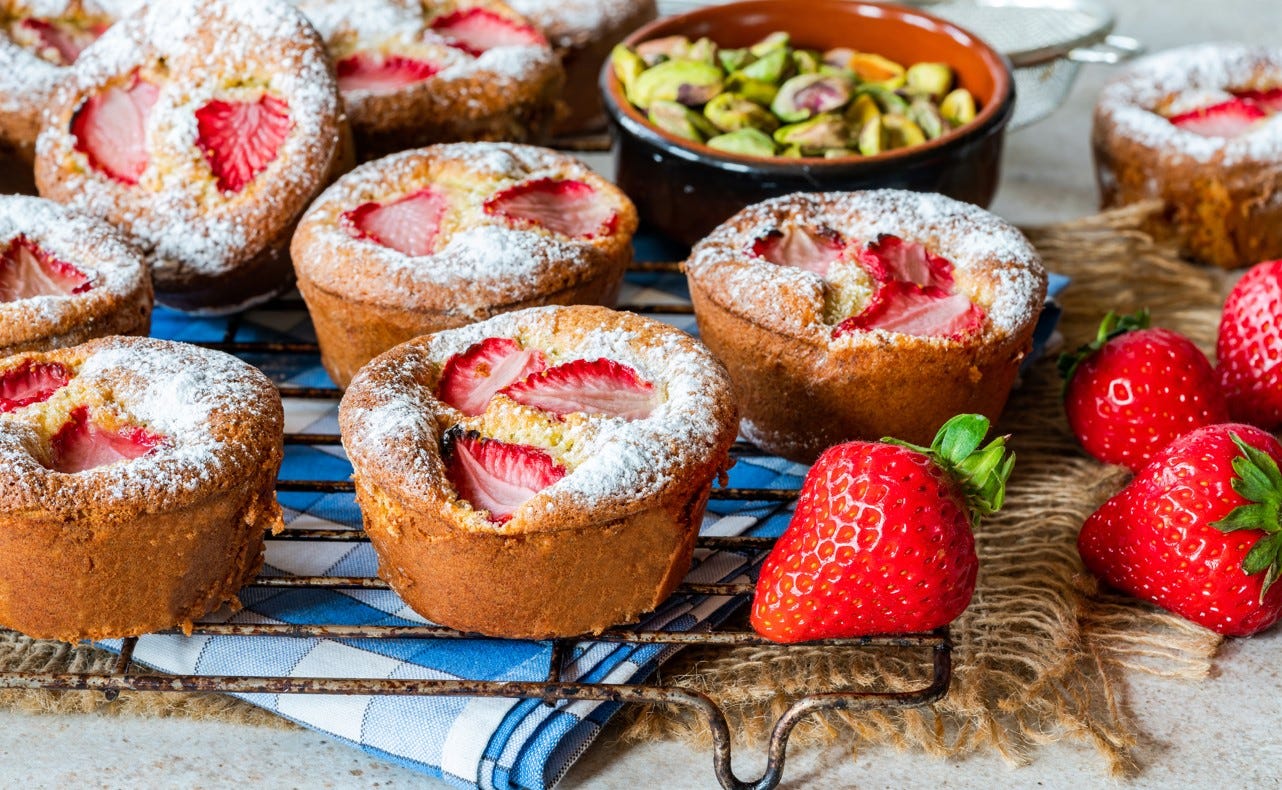 Steam Combi Recipe: Summer Fruit Friands
