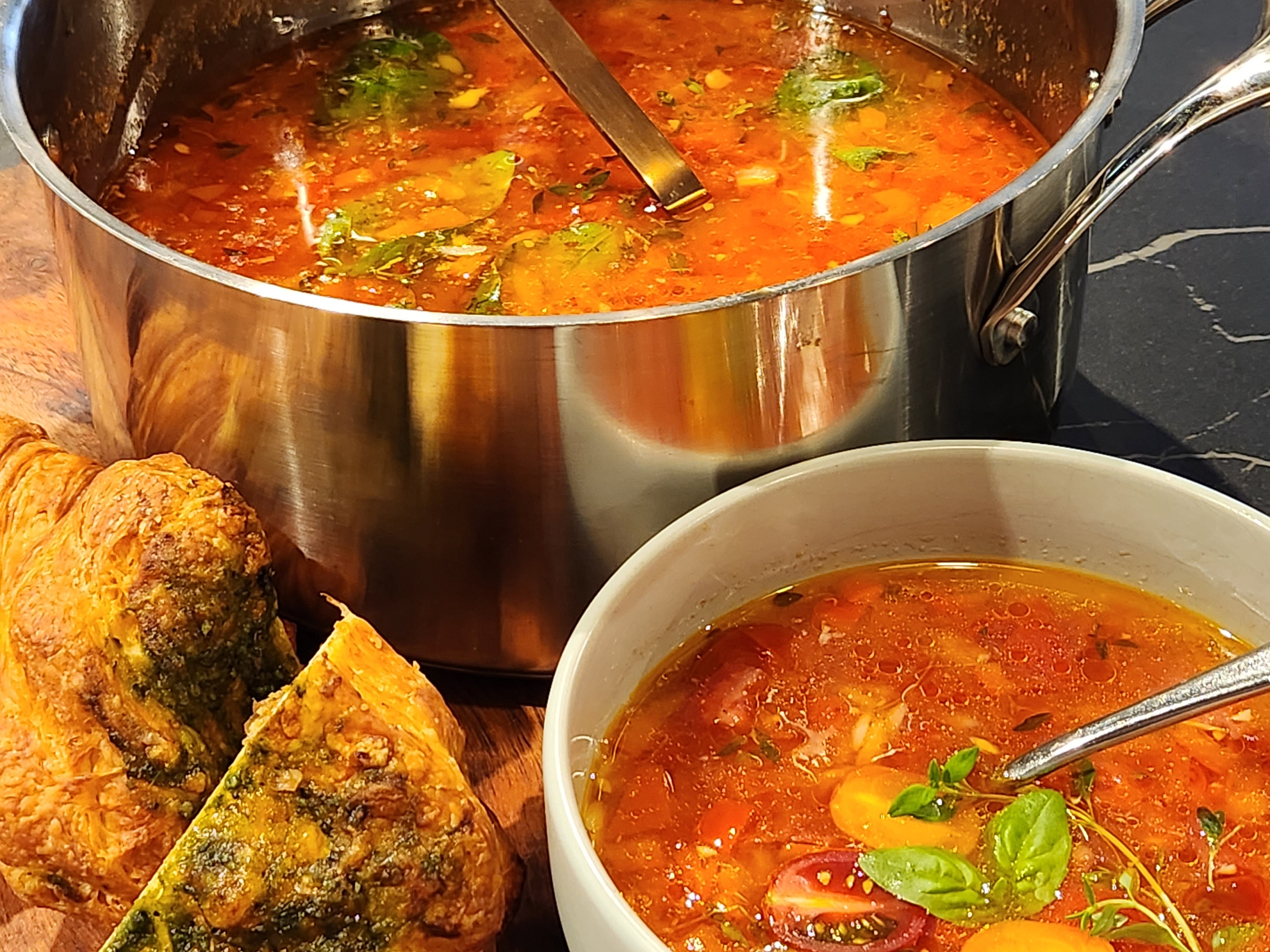 Steam Combi Recipe: Tomato Minestrone