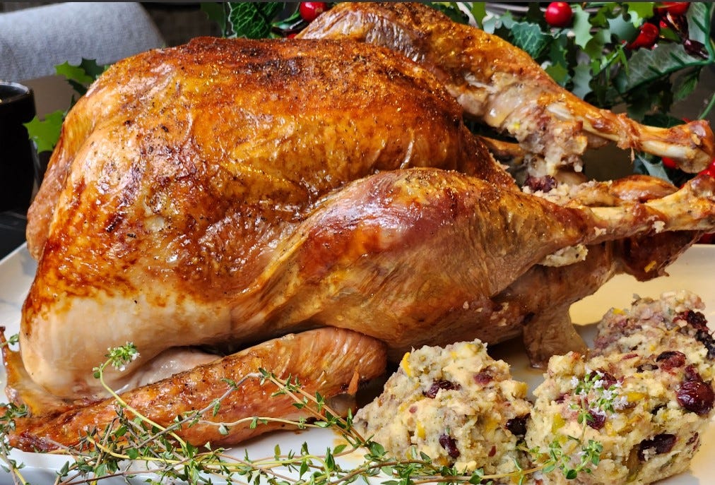 Steam Assist Recipe: Roast Turkey with Orange, Cranberry and Pistachio Stuffing