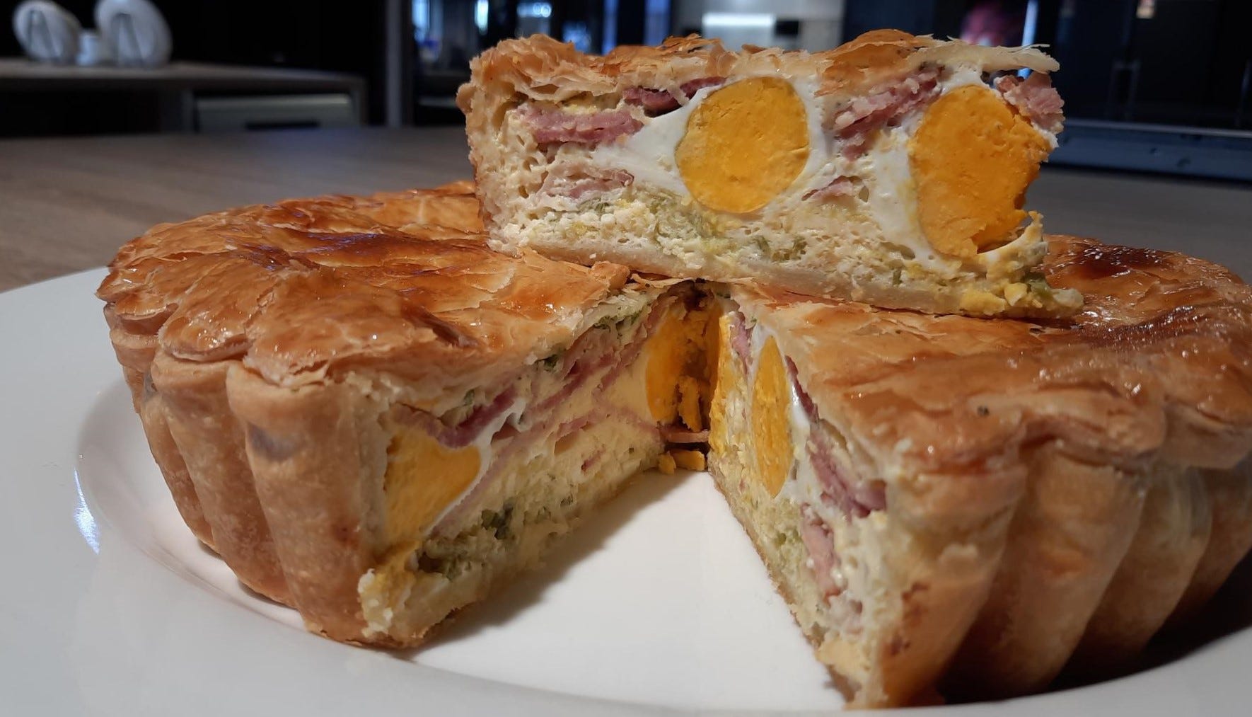 Steam Combi Recipe: Bacon and Egg Pie