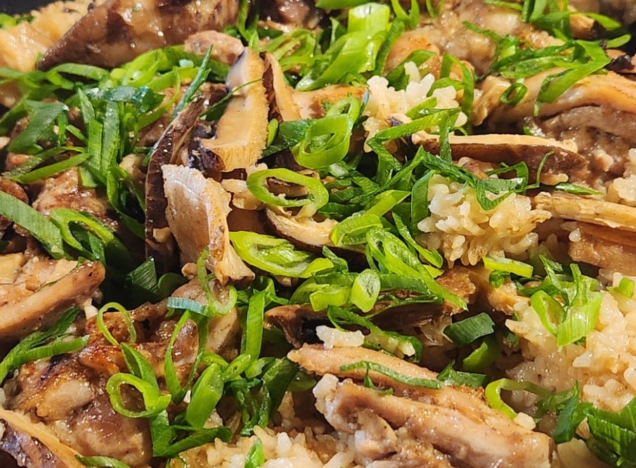 Steam Combi Recipe: One Pan Asian Braised Chicken on Rice 