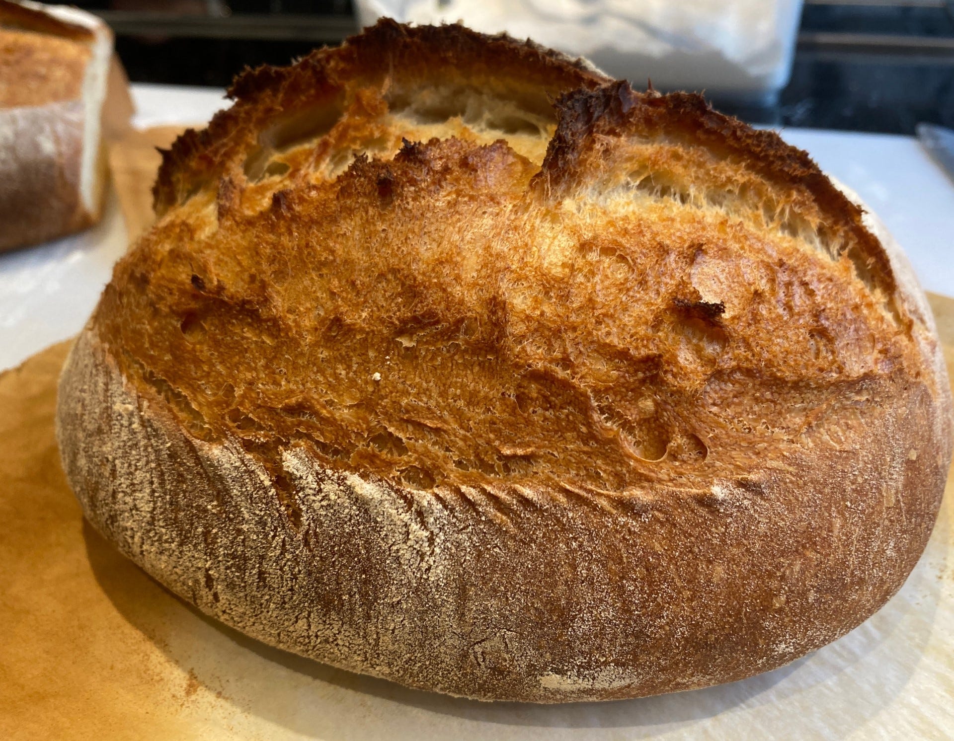 Simple Rustic White Bread 