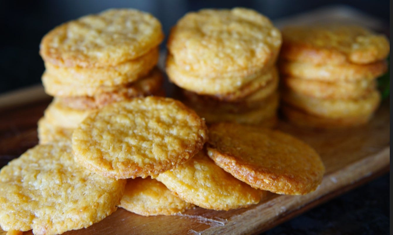 Recipe : Easy Cheesy Crackers
